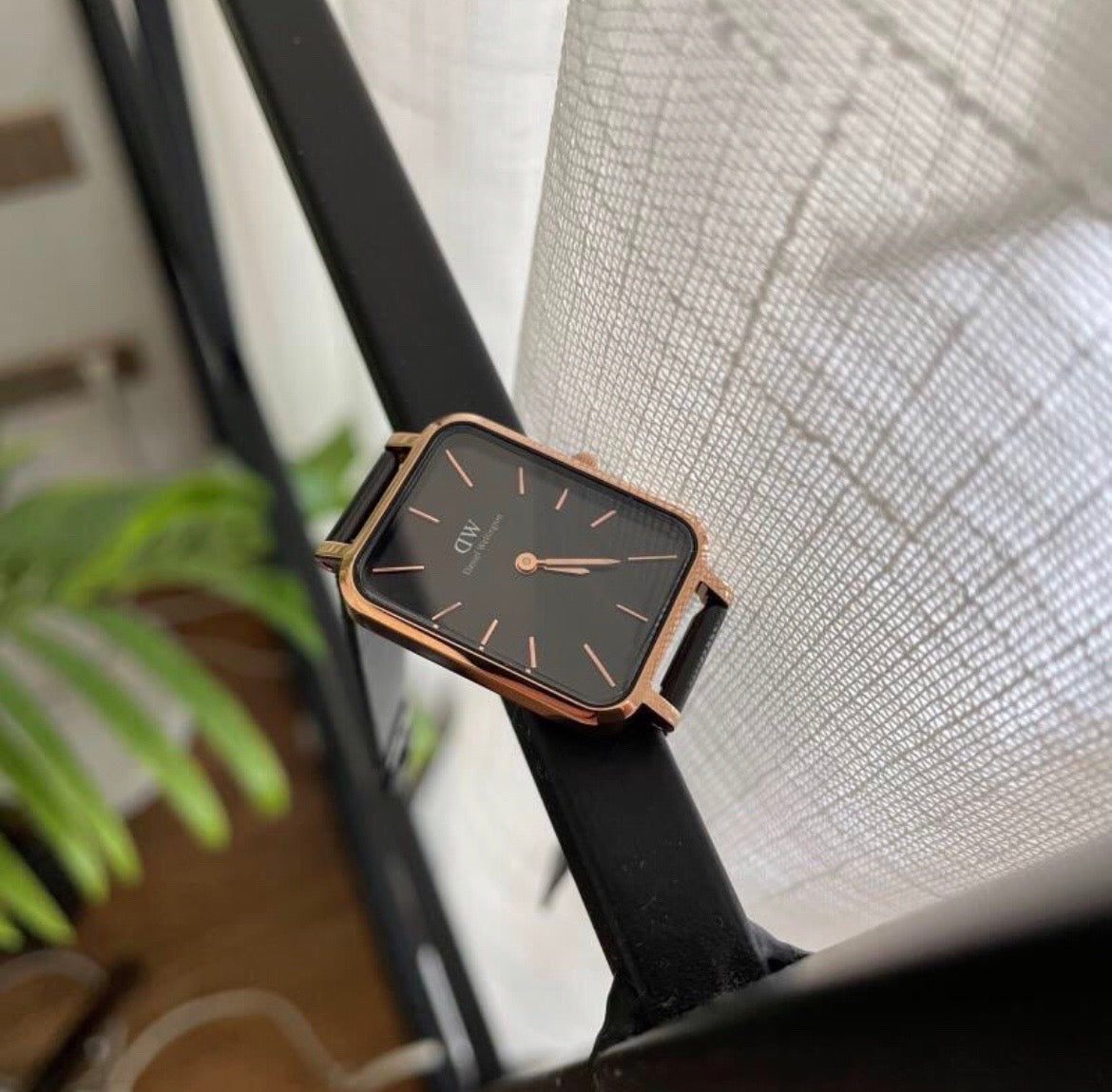 Rose Gold Daniel Wellington Quadro Pressed Sheffield Women’s Watch - Lt