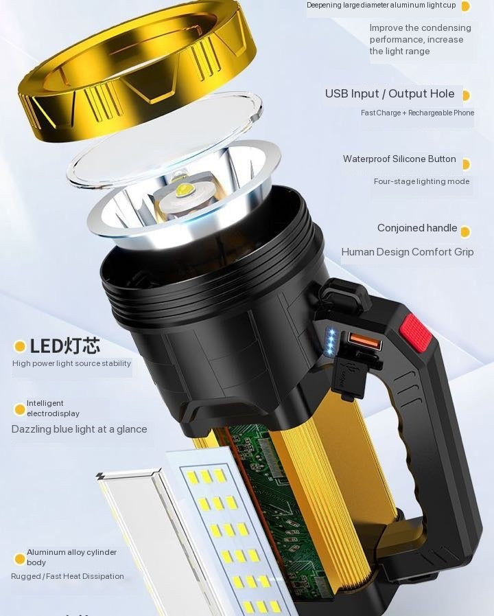 Rechargeable LED 300M Torch