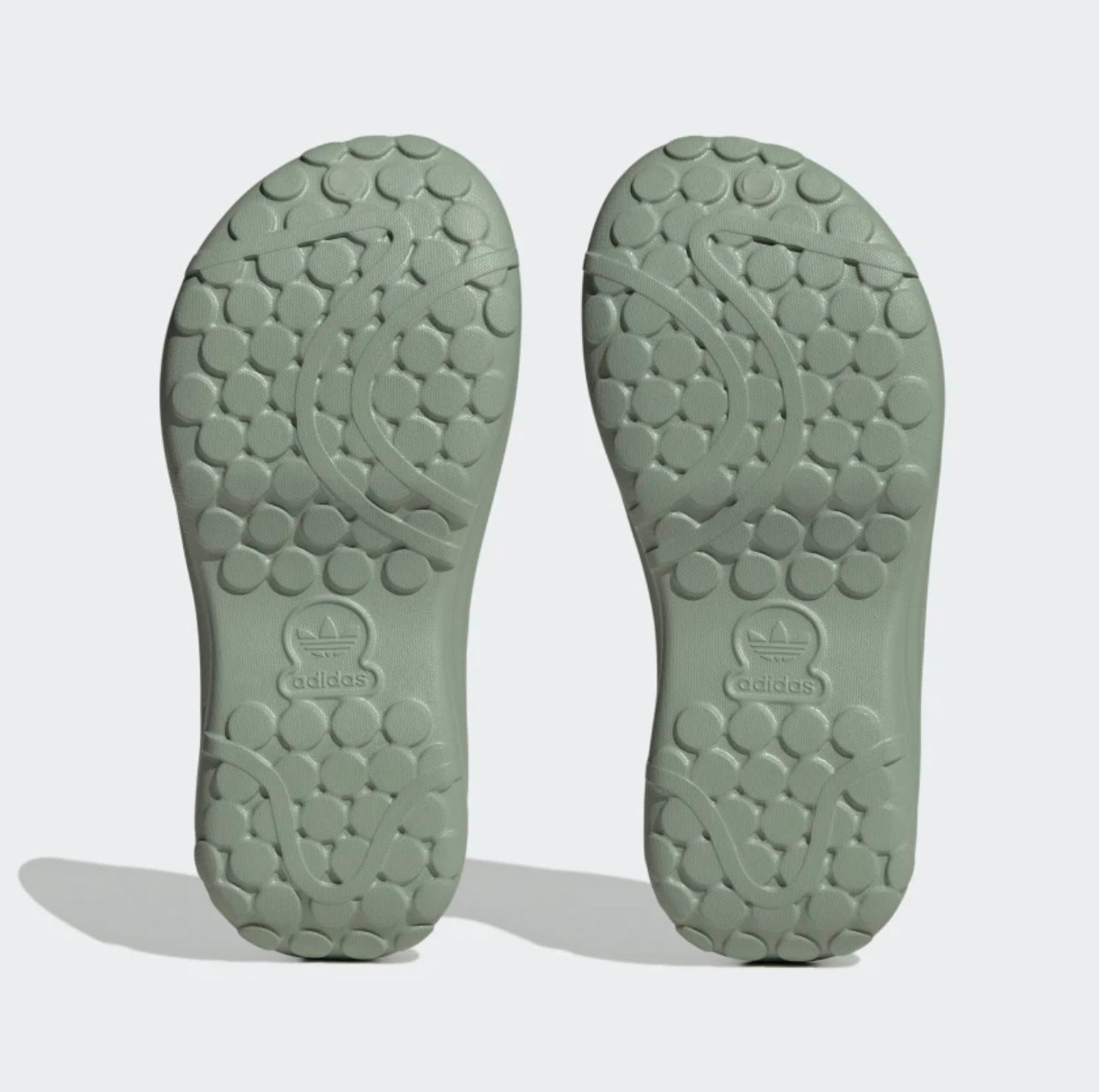 LADIES' ADIFOM STAN SMITH MULE SHOES - Sil Green