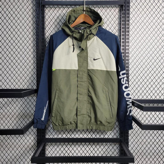 Nike Corta-Vento Windbreaker - Green and Blue