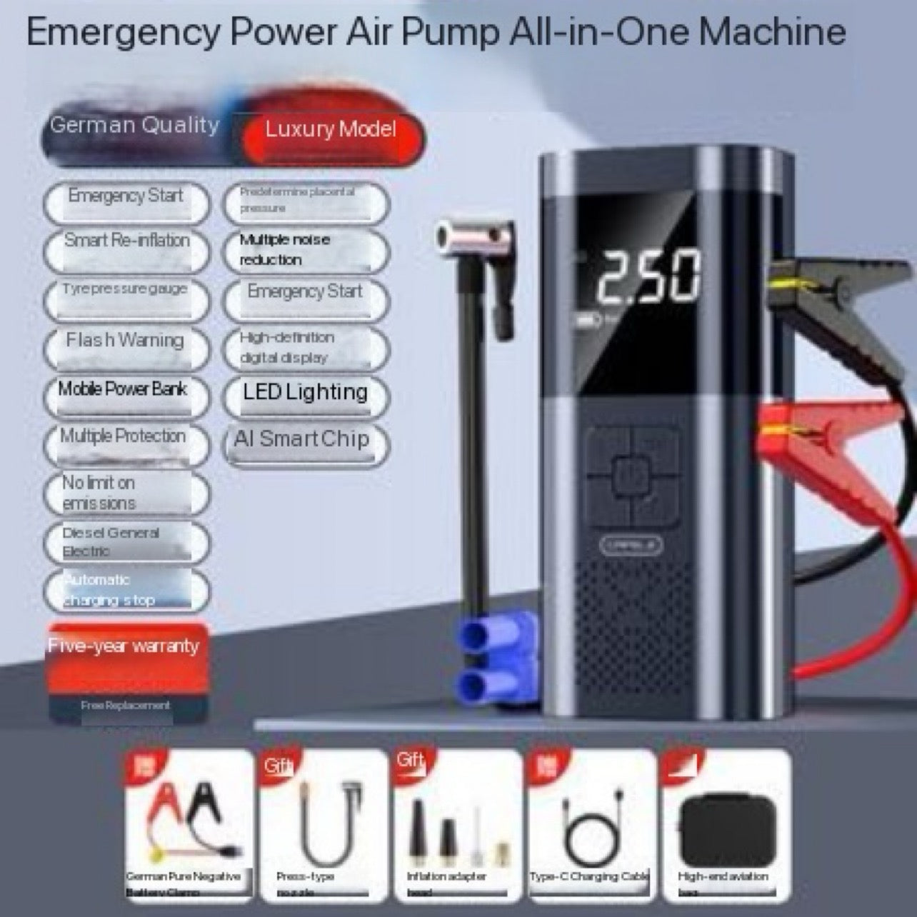 CAFELE Multi-functional Car Jump Starter