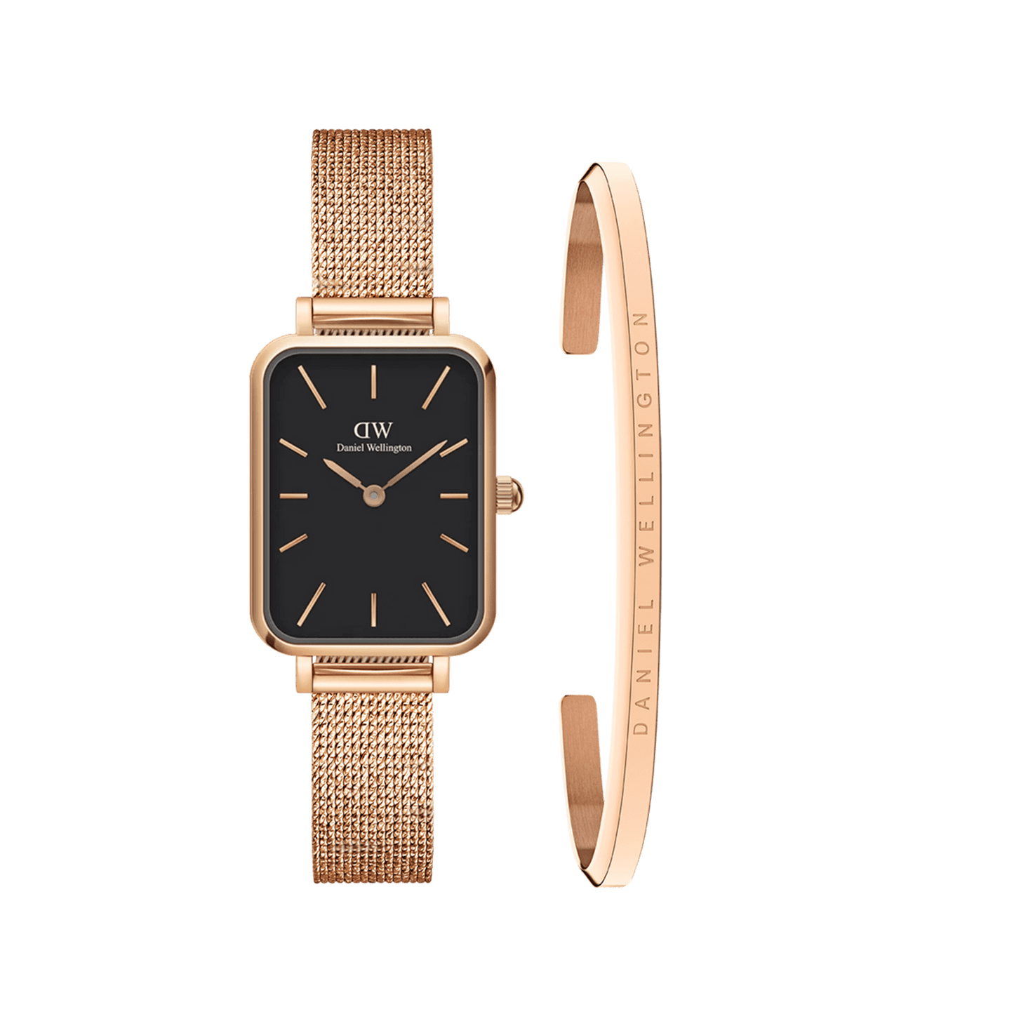 QUADRO PRESSED MELROSE BLACK + CLASSIC BRACELET