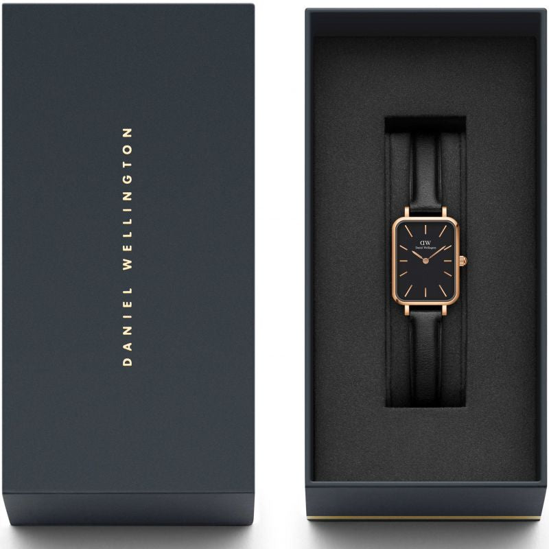 Rose Gold Daniel Wellington Quadro Pressed Sheffield Women’s Watch - Lt