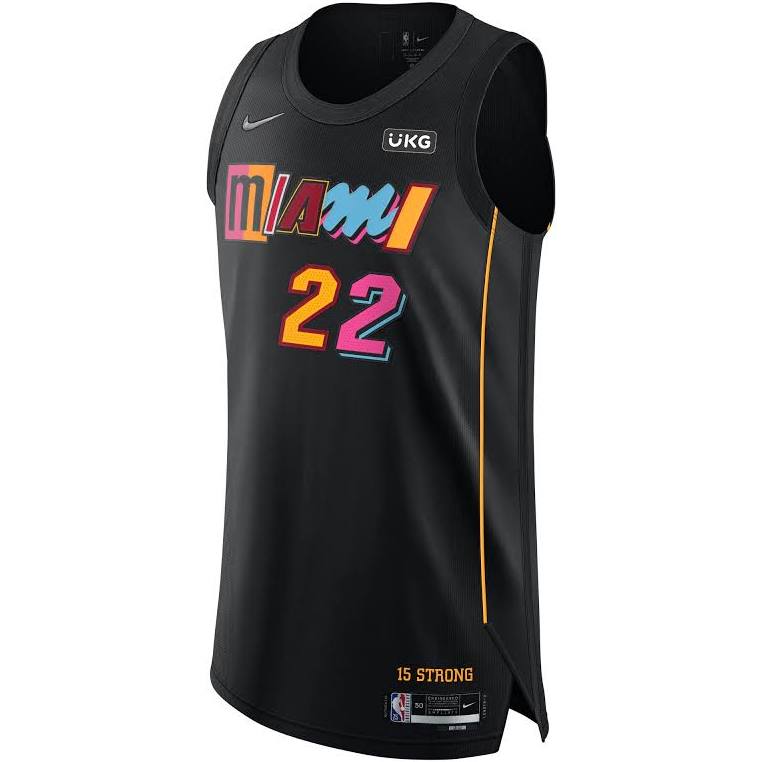 Miami Heat Nike Black 2021/22 Swingman Jimmy Butler Jersey - City Edition