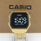 CASIO Vintage Touch Screen LED Watch - Gold