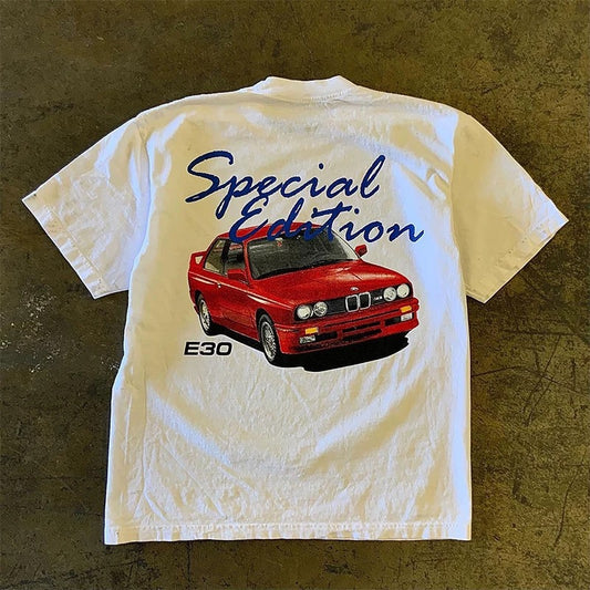 Classic E30 Graphic Tee - White