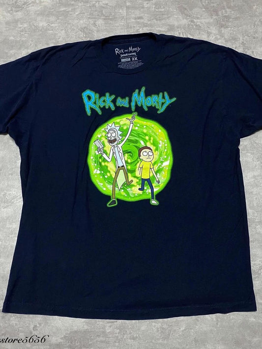 Rick & Morty Graphic Tee - Black