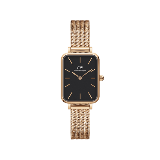 Gold Daniel Wellington Quadro Pressed Evergold Women's Watch