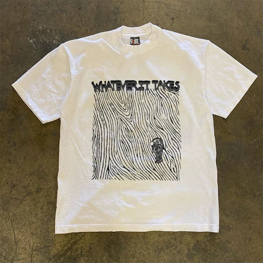 Whatever It Takes Graphic Tee - White