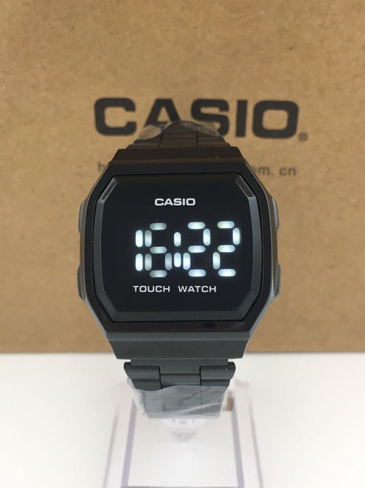 CASIO Vintage Touch Screen LED Watch - Black