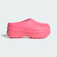 LADIES' ADIFOM STAN SMITH MULE SHOES - Pink