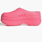 LADIES' ADIFOM STAN SMITH MULE SHOES - Pink