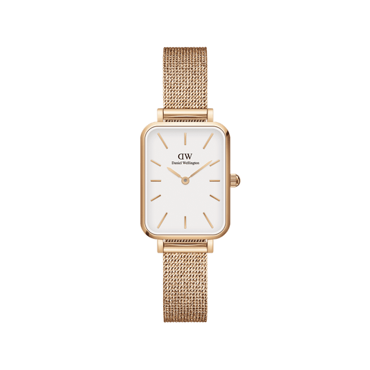 Rose Gold Daniel Wellington Quadro Pressed Melrose Women’s Watch