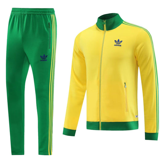 Adidas Beckenbauer Tracksuit - Yellow/Green