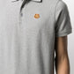 KENZO Tiger patch polo shirt-Grey