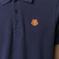 KENZO Tiger patch polo shirt-Navy