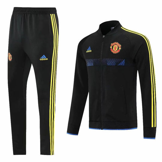 Manchester United European Tracksuit Black