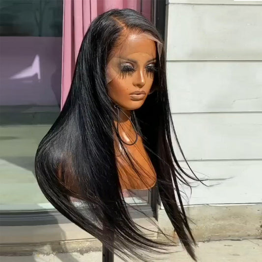 Straight Frontal Lace Wig Virgin Hair 20-30inch
