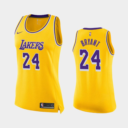 Los Angeles Lakers Kobe Bryant Nike Gold Hardwood Classics Authentic Jersey