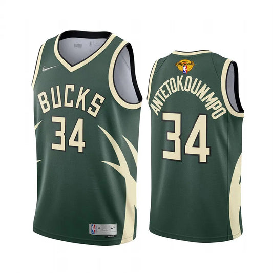 Milwaukee Bucks Nike Icon Swingman Jersey - Giannis Antetokounmpo