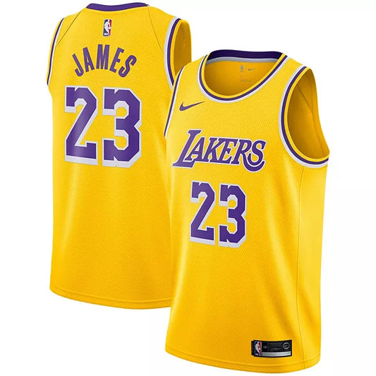 Los Angeles Lakers LeBron James Nike Gold 2020/21 Swingman Jersey - Icon Edition