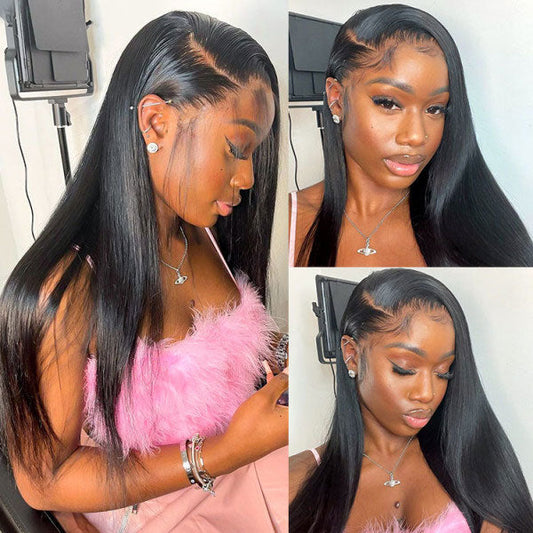 Straight Frontal Lace Wig Virgin Hair 20-30inch
