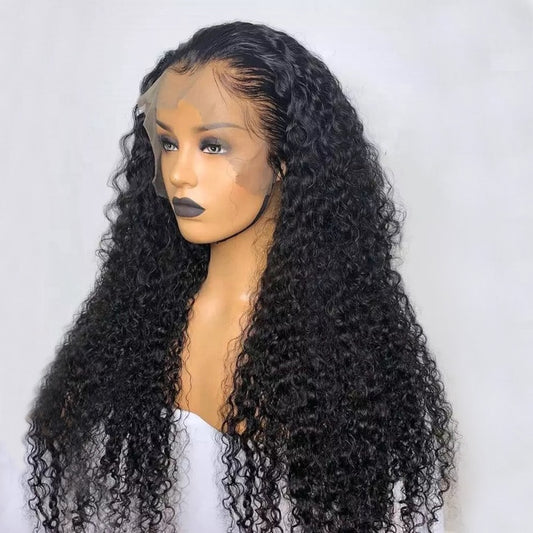 Water Wave Frontal Virgin Hair Wig - 20"